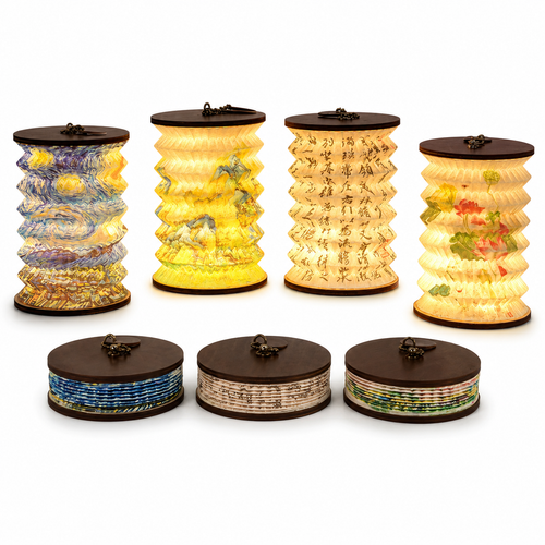 Rechargeable Foldable Lantern Night Light With Dimmer