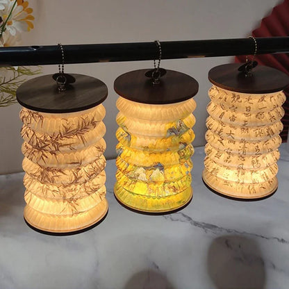 Rechargeable Foldable Lantern Night Light With Dimmer